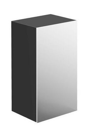 Emco Halb-Hochschrank EVO 750 m Doppelspiegelt. sw hochgl./spiegel EMCO