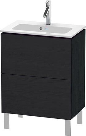Duravit WTU Compact L-CUBE 704x620x391mm eiche schwarz