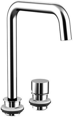 Emco 2-Loch-Waschtischarmatur EVO Höhe 212mm, Ausladung 180mm chrom EMCO