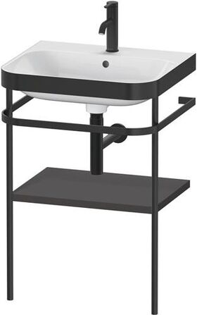 Duravit WTU HAPPY D.2 PLUS 575x490mm m Metallkon e HL gra supermatt