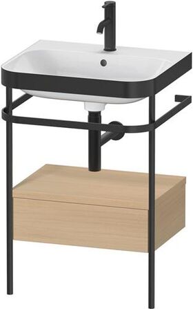 Duravit WTU HAPPY D.2 PLUS 575x490mm m Metallkon e HL medi eiche