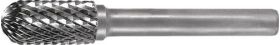 Frässtift WRC D.10mm Kopf-L.20mm Schaft-D.6mm HM Verz.Kreuz TECWERK