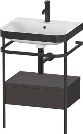 Duravit WTU HAPPY D.2 PLUS 575x490mm m Metallkon e HL gra supermatt