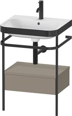 Duravit WTU HAPPY D.2 PLUS 575x490mm m Metallkon e HL Steingr sdm