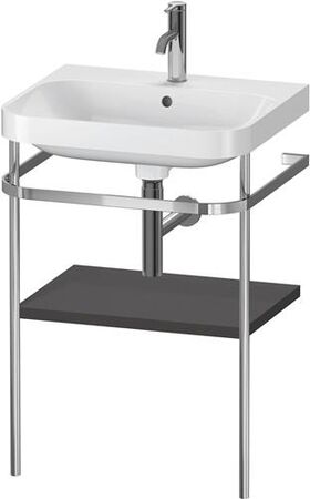 Duravit WTU HAPPY D.2 PLUS 575x490mm m Metallkon e HL gra supermatt