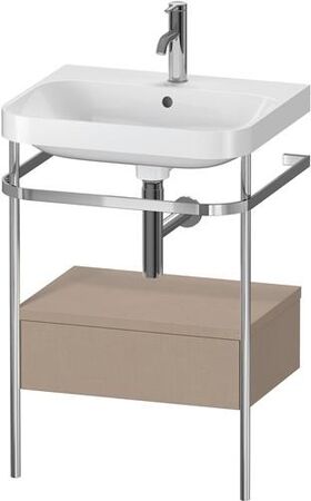 Duravit WTU HAPPY D.2 PLUS 575x490mm m Metallkon e Hahnloch leinen