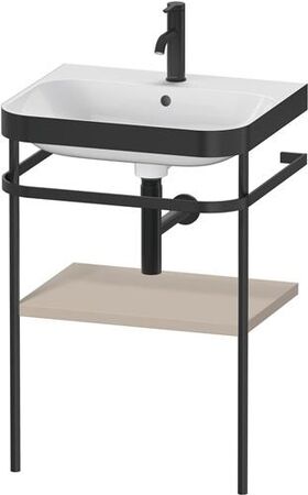 Duravit WTU HAPPY D.2 PLUS 575x490mm m Metallkon e HL ta seidenmatt