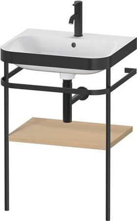 Duravit WTU HAPPY D.2 PLUS 575x490mm m Metallkon e HL medi eiche