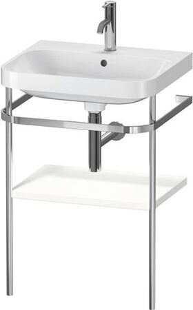 Duravit WTU HAPPY D.2 PLUS 575x490mm m Metallkon e HL we seidenmatt