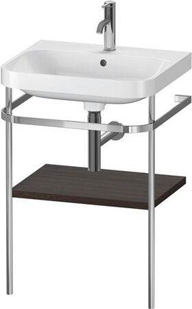 Duravit WTU HAPPY D.2 PLUS 575x490mm m Metallkon e HL NB gebürstet