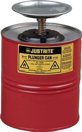 Sparanfeuchter 4,0l Stahlbl.D185xH267mm JUSTRITE