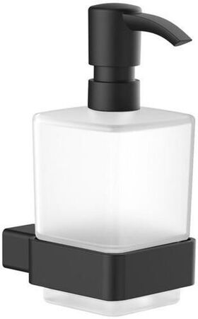 Emco Flüssigseifenspender LOFT Wdmod. Kristallglas satiniert schwarz EMCO