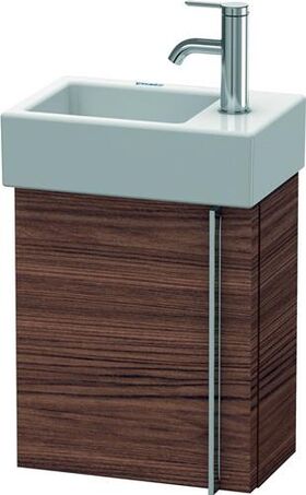 Duravit Waschtischunterbau VERO AIR 436x364x211mm Ans links nussbaum dunkel