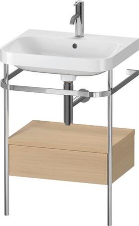 Duravit WTU HAPPY D.2 PLUS 575x490mm m Metallkon e HL medi eiche
