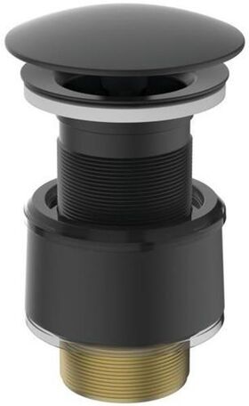 IDS Schaftventil n verschl. Haube Messing silk black IDEAL STANDARD
