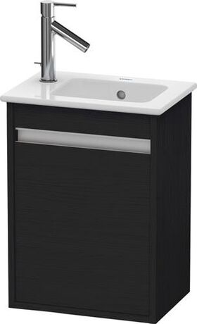 Duravit Waschtischunterbau KETHO 550x400x285mm Ans rechts eiche schwarz