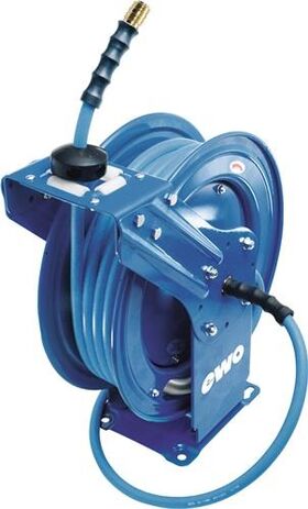Schlauchaufroller BluBird für Luft und Wasser Schlauchlänge 15 m Gehäuse Metall Ausgangsanschluss DN 7,2 EWO