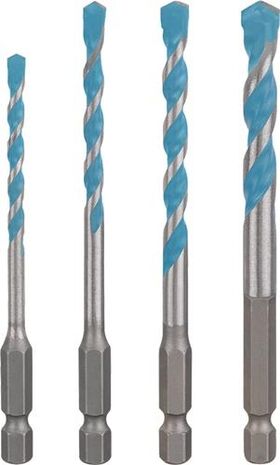 Bohrer-Set EXPERT HEX-9 MultiConstruction 4-tlgArbeits-L45/50/60/50mm D4/5/6/8mm