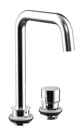 Emco 2-Loch-Waschtischarmatur EVO Höhe 200mm, Ausladung 159,6mm chrom EMCO