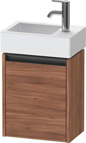 Duravit Waschtischunterbau Ketho.2 364x440x238mm TA rechts nussbaum natur