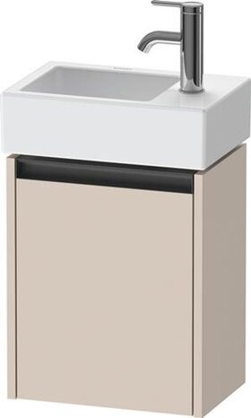 Duravit Waschtischunterbau Ketho.2 364x440x238mm TA rechts taupe supermatt