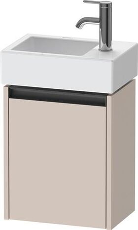 Duravit Waschtischunterbau Ketho.2 364x440x238mm TA rechts taupe matt