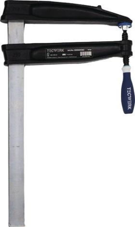 Tiefspannschraubzwinge Spann-W.800mm A.200mm 3K-Griff 35x11mm TECWERK