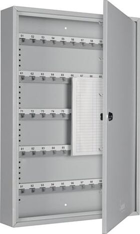 Schlüsselschrank S H550xB380xT140mm 1-türig Zylinderschl.Anz.Hak.150 FORMAT
