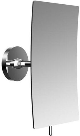 Emco Klebe-/Wandspiegel PURE eckig, 1-armig, 3-fach chrom EMCO