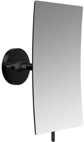 Emco Klebe-/Wandspiegel PURE eckig, 1-armig, 3-fach schwarz EMCO