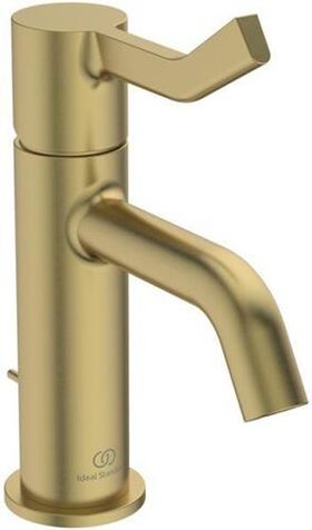 IDS Waschtischarmatur JOY Ausl 110 mit Ablaufgarnitur brushed gold IDEAL STANDARD
