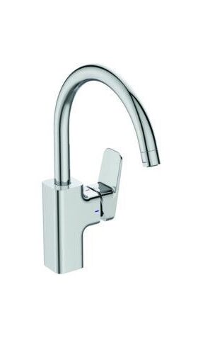 IDS Einhebel-Küchenarmatur CERAPLAN mit hohem Rohrauslauf chrom IDEAL STANDARD