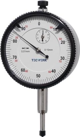 Messuhr DIN 878 10mm Abl.0,01mm TECWERK
