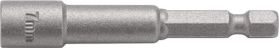 Steckschlüsseleinsatz m.6-KT.-Antr.SW 6mm L.60mm m.Magnet TECWERK