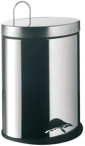 Emco Abfallbehälter SYSTEM 2 Standmod. mit Deckel oval 5 l Edelstahl EMCO