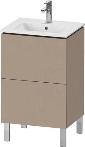 Duravit WTU Compact L-CUBE 704x520x421mm, 2 Auszüge leinen