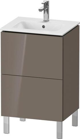 Duravit WTU Compact L-CUBE 704x520x421mm 2 Au fla grey hochglanz