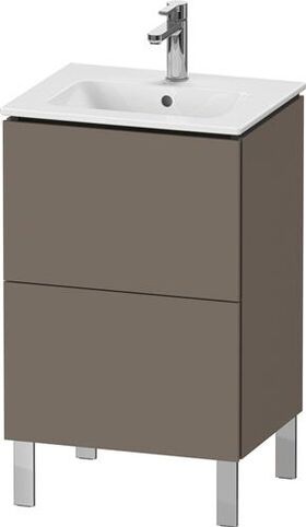 Duravit WTU Compact L-CUBE 704x520x421mm 2 Au fla grey seidenmatt