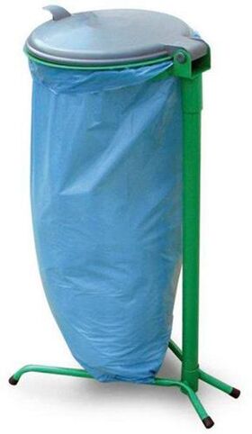 Müllsackständer f.120l Beutel m.Metallhalterung/Deckel TRANSPAK