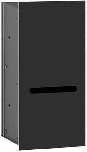Emco WC-Papier-Modul ASIS 2.0 UP 346x170mm Türanschlag links schwarz EMCO
