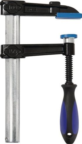 Temperguss-Schraubzwinge Spann-W.600mm A.120mm 3K-Griff 30x8mm TECWERK