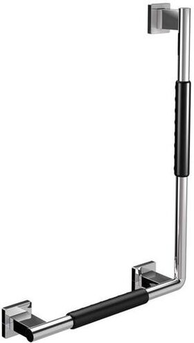 Emco Winkelgriff SYSTEM 2 li 90Grad mit Ummantelung chrom/schwarz EMCO