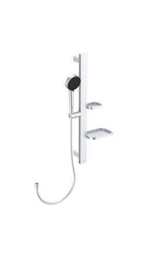 IDS Brausekombination mit 2F-Handbrause und 2 Ablagen silver IDEAL STANDARD