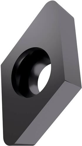 Drehwendeschneidplatte ISO DCMW 070204:T6310 Bohrungs-D. 2,8mm PVD beschichtet - VPE: 10