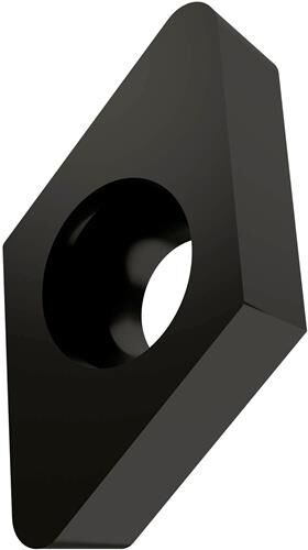 Drehwendeschneidplatte ISO DCMW 070202:T5305 D.2,8mm MT-CVD beschichtet Schwarz - VPE: 10