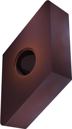 Drehwendeschneidplatte ISO DNMA 150608:T8415 D.5,16mm PVD beschichtet Goldbraun - VPE: 10