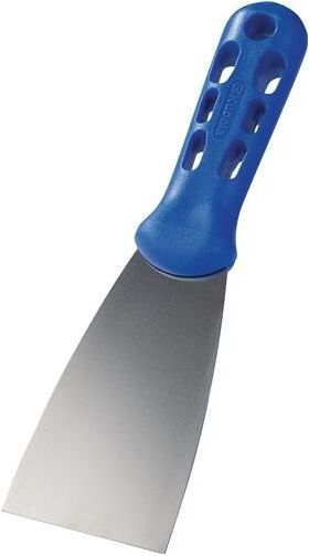 Malerspachtel B.60mm hochglanz-poliert Ku.flachoval,blau VA rostfr.