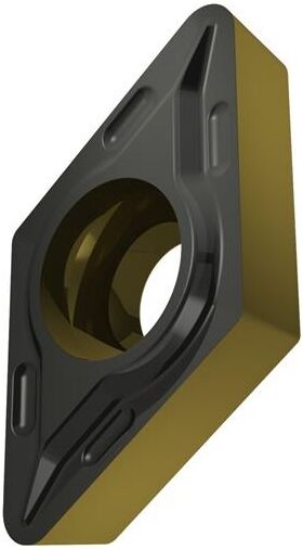 Drehwendeschneidplatte ISO DCMT 070208E-FF2:T9415 D. 2,8mm MT-CVD beschichtet - VPE: 10