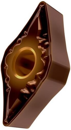 Drehwendeschneidplatte ISO DNMG 150408E-FM:T8430 D.5,16mm PVD beschichtet - VPE: 10