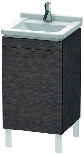 Duravit Waschtischunterbau L-CUBE 447x460x712mm Ans re Ei dunkel gebürstet